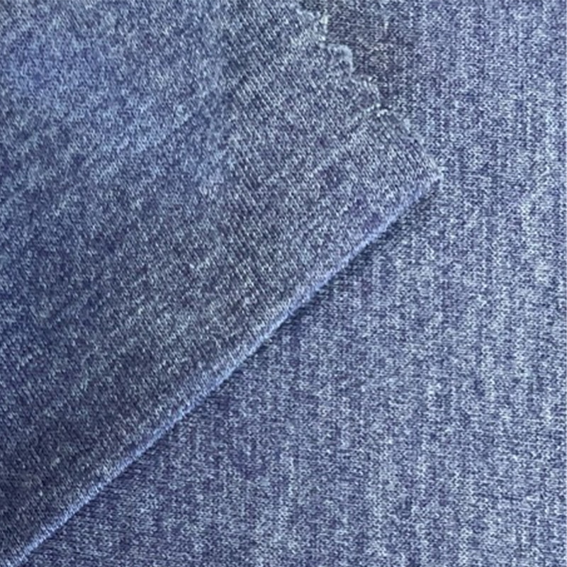 50 % poly, 38 % bomull, 12 % Rayon Single jersey